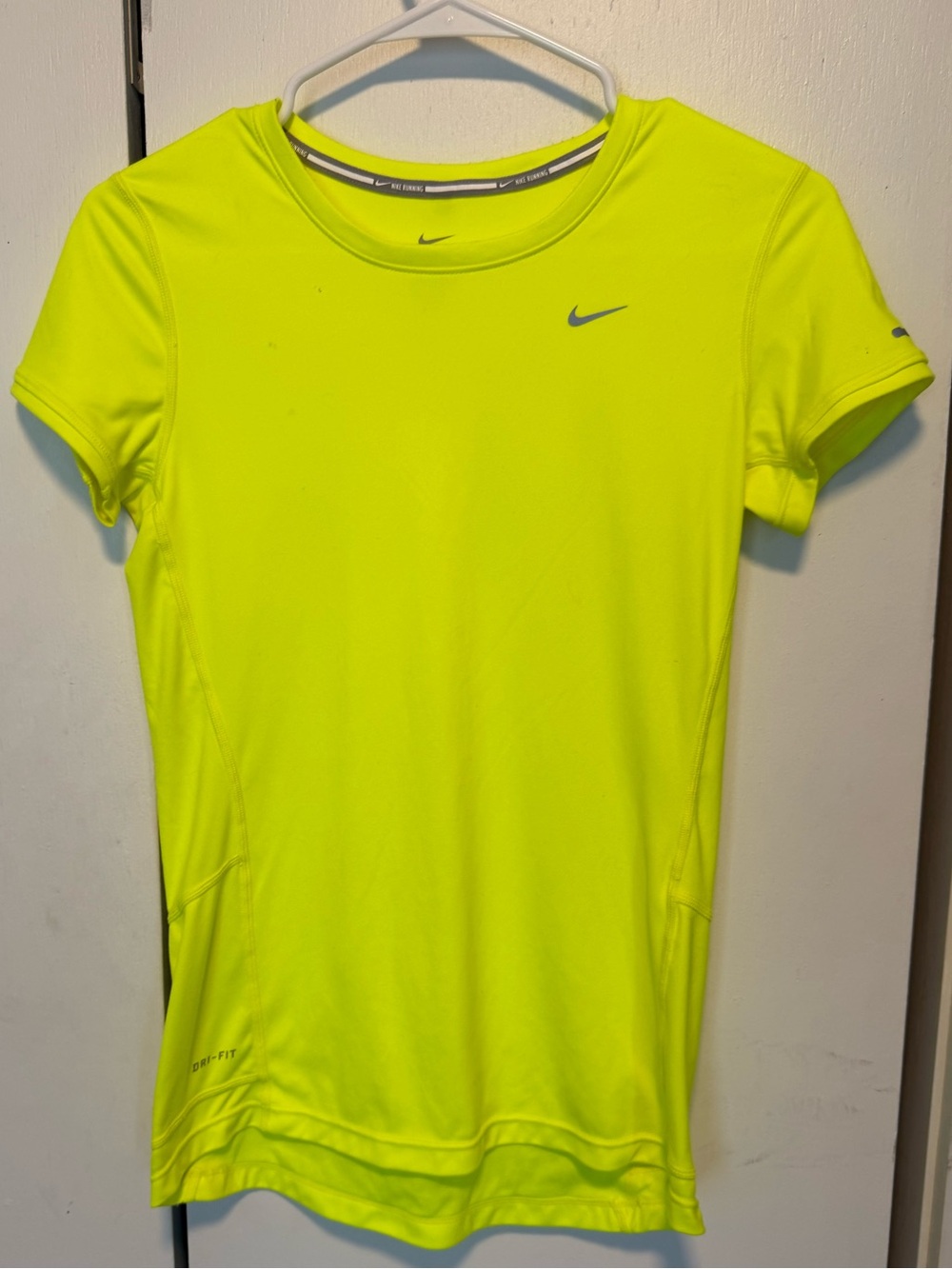Nike Women's Short Sleeve Dri-FIT Tee - Neon Yellow